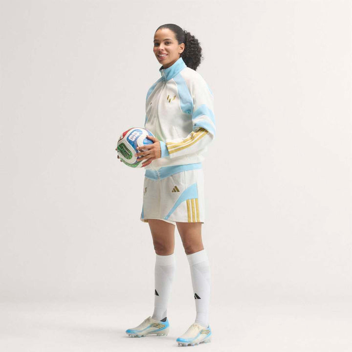 F50 Elite Messi FG Boots - Ivory / Semi Blue Burst / Icey Blue
