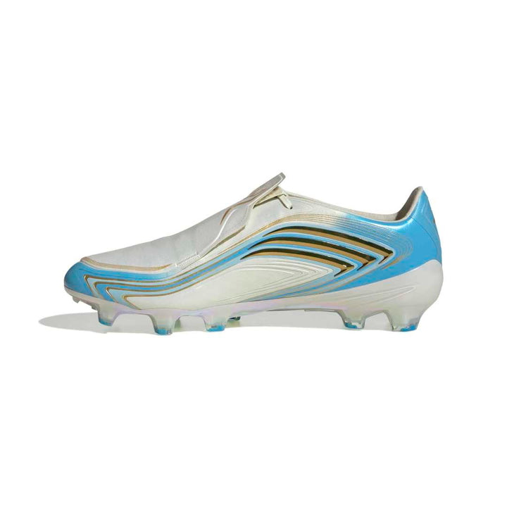 F50 Elite Messi FG Boots - Ivory / Semi Blue Burst / Icey Blue