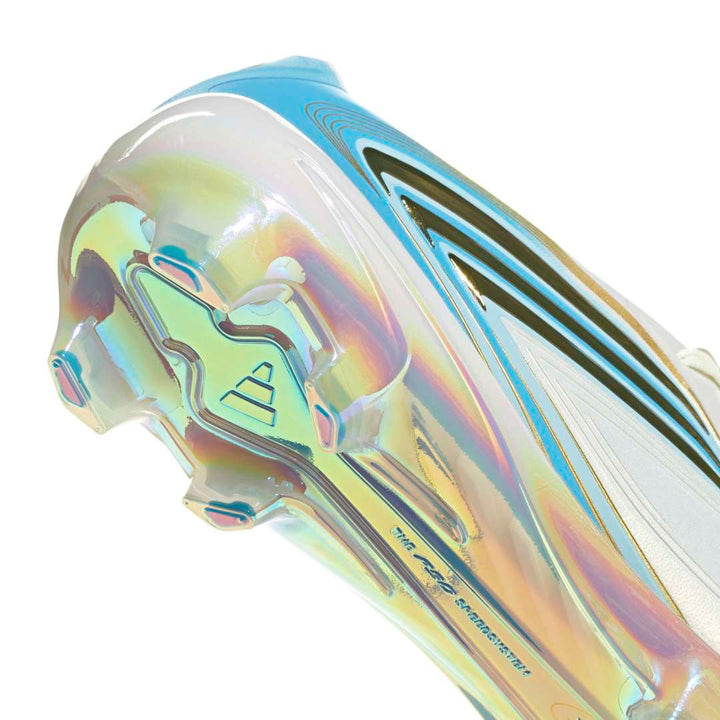 F50 Elite Messi FG Boots - Ivory / Semi Blue Burst / Icey Blue