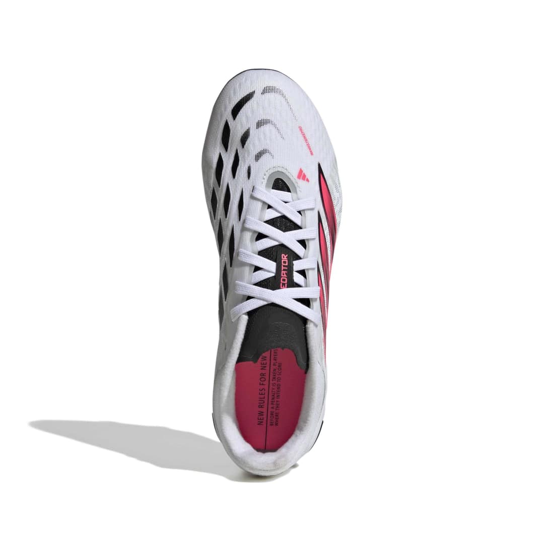 Adidas Predator Elite FG Boots Kids - White / Solar Turbo / Black