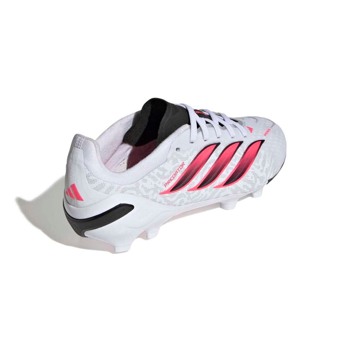 Adidas Predator Elite FG Boots Kids - White / Solar Turbo / Black