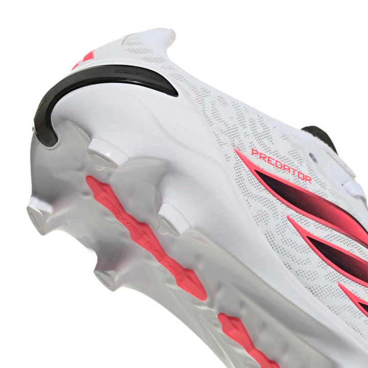 Adidas Predator Elite FG Boots Kids - White / Solar Turbo / Black