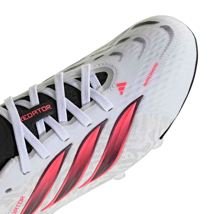 Adidas Predator Elite FG Boots Kids - White / Solar Turbo / Black