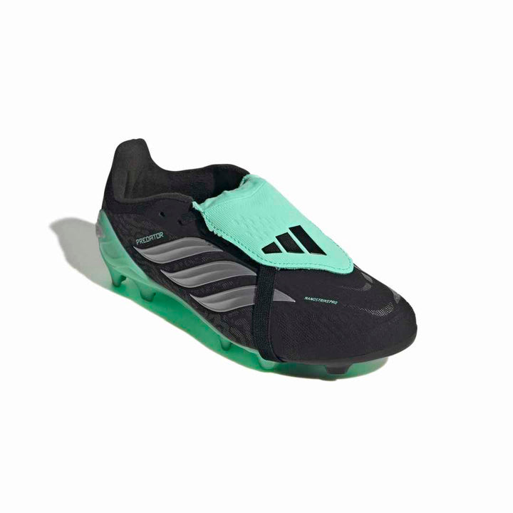 Adidas Predator Elite Fold-Over Tongue FG Boots Kids - Black / Metallic / Mint