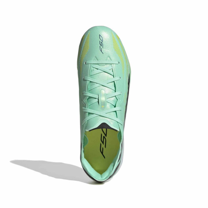 Adidas F50 Hyperfast Elite FG Boots Kids - Mint / Black / Lemon