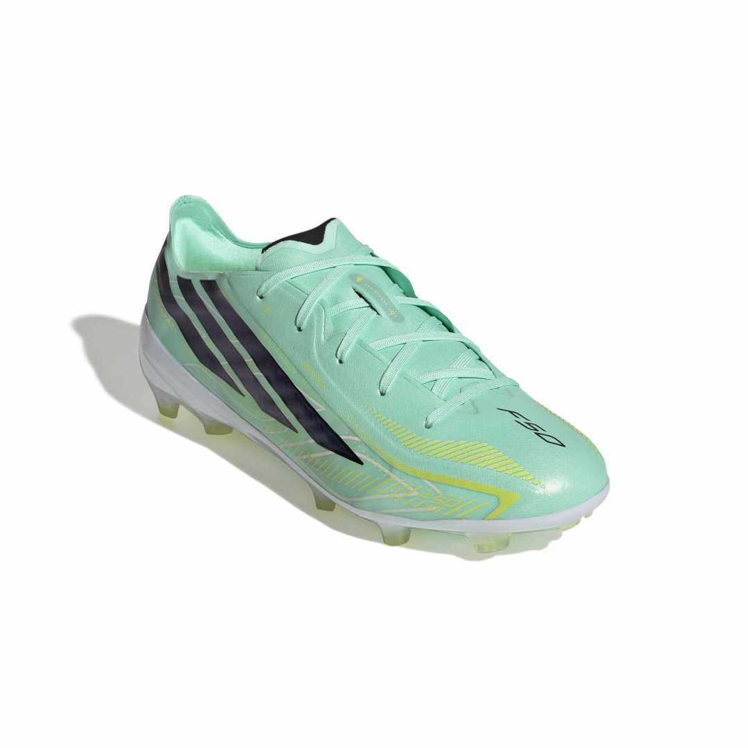 Adidas F50 Hyperfast Elite FG Boots Kids - Mint / Black / Lemon