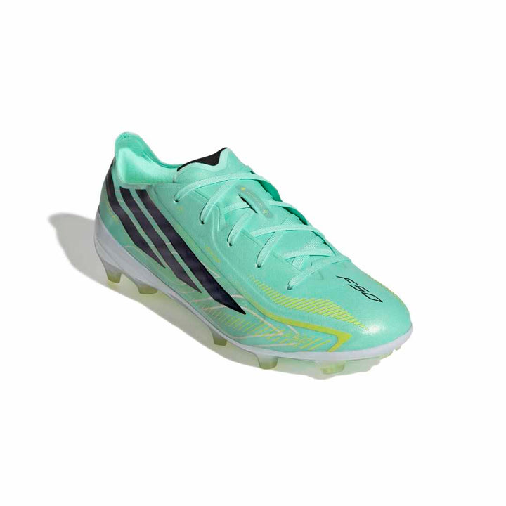 Adidas F50 Hyperfast Elite FG Boots Kids - Mint / Black / Lemon