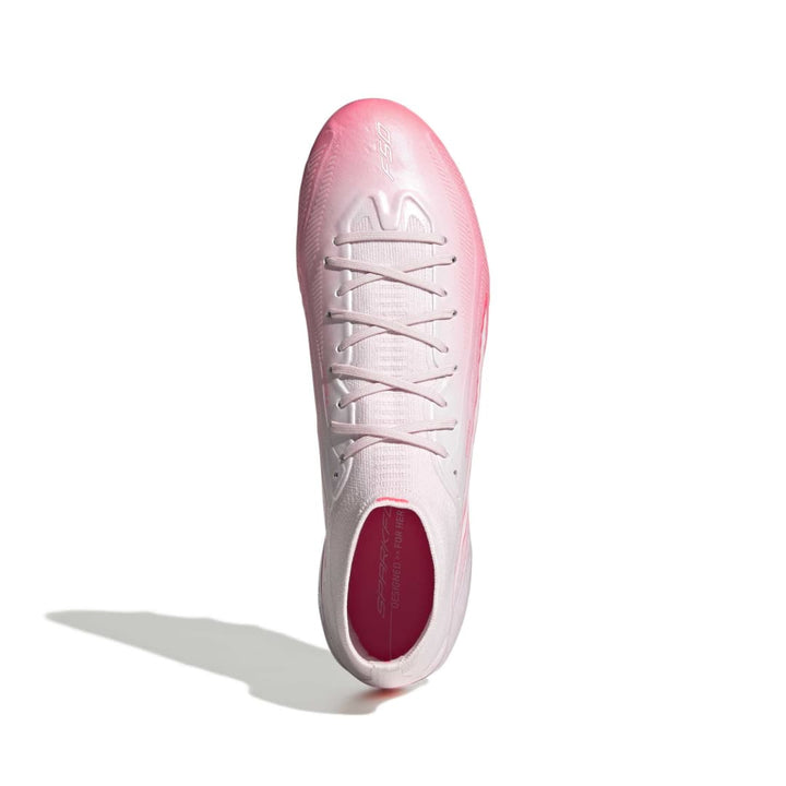 Adidas F50 Sparkfusion Elite Mid Cut Women’s FG/AG Boots - Solar Turbo / White / Pink