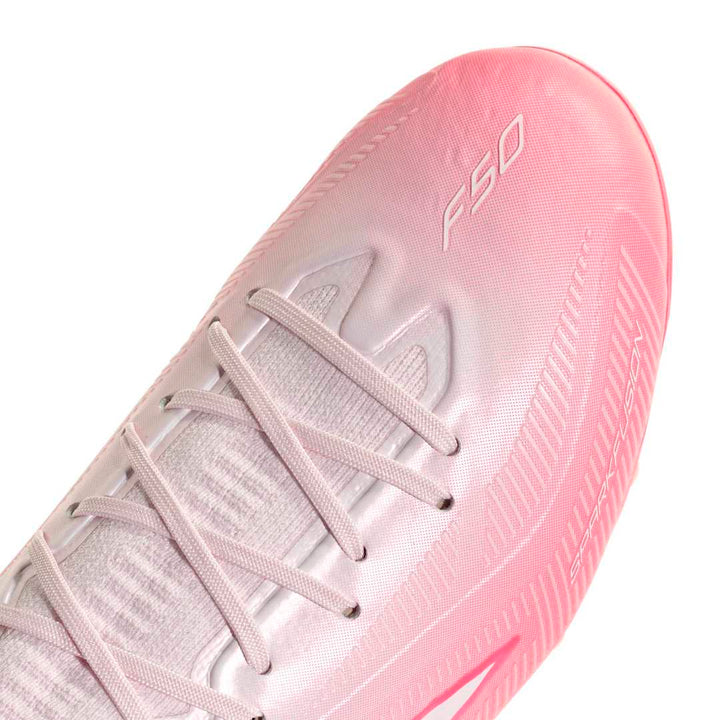 Adidas F50 Sparkfusion Elite Mid Cut Women’s FG/AG Boots - Solar Turbo / White / Pink