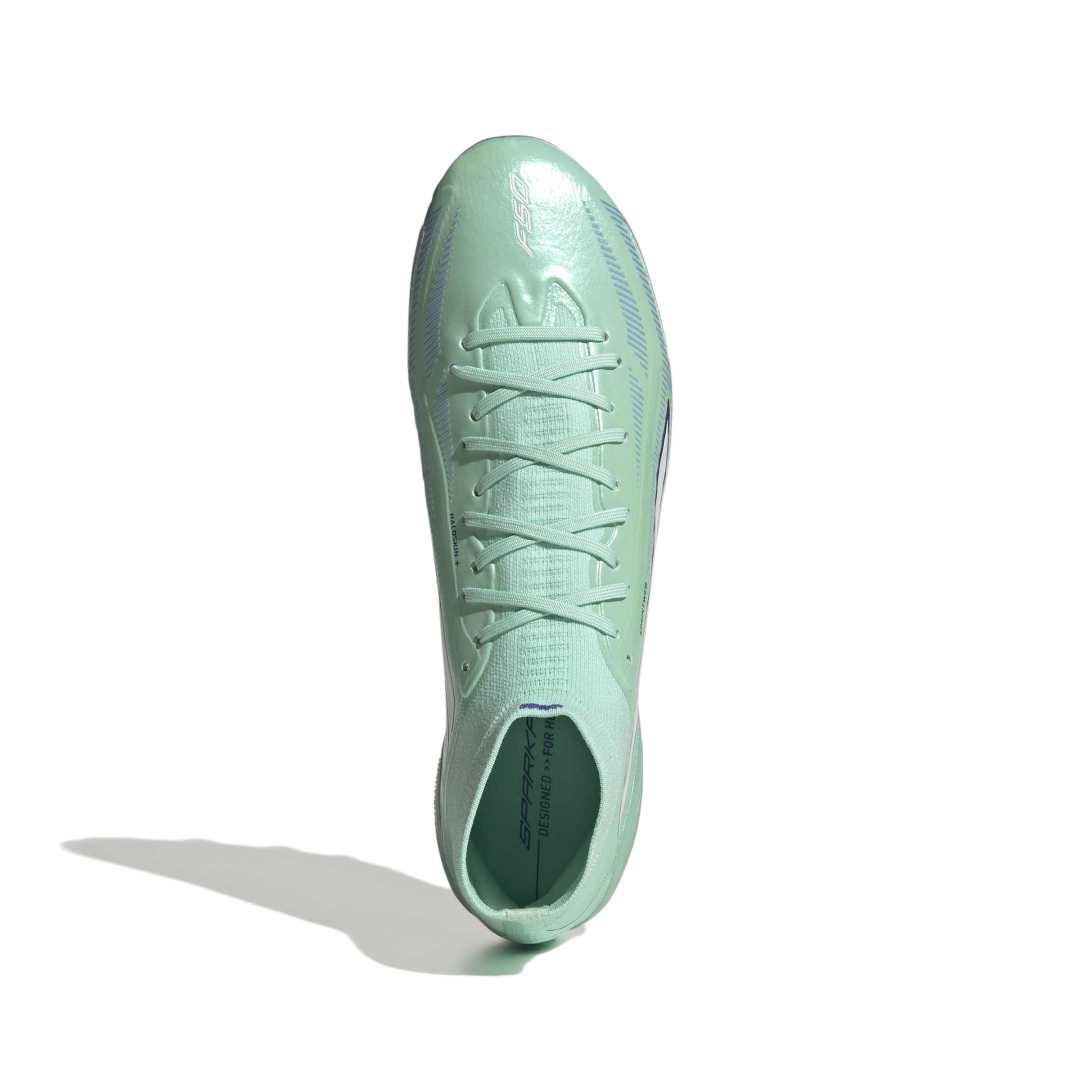Adidas F50 Sparkfusion Elite Mid Cut FG/AG Boots Womens - Mint / White / Purple