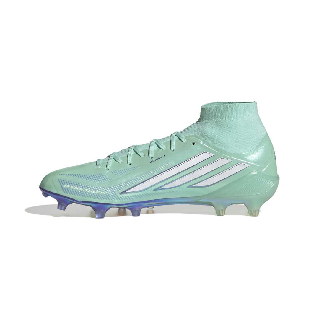 Adidas F50 Sparkfusion Elite Mid Cut FG/AG Boots Womens - Mint / White / Purple