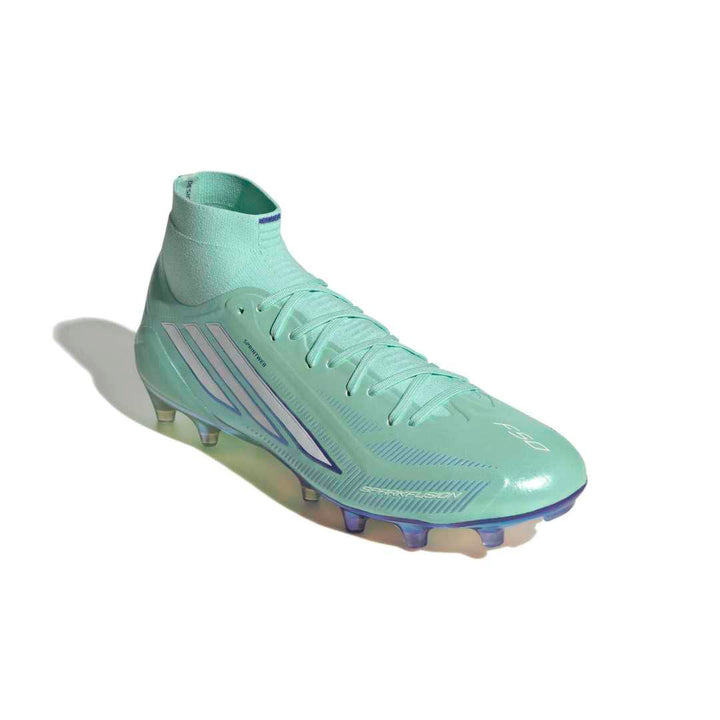 Adidas F50 Sparkfusion Elite Mid Cut FG/AG Boots Womens - Mint / White / Purple