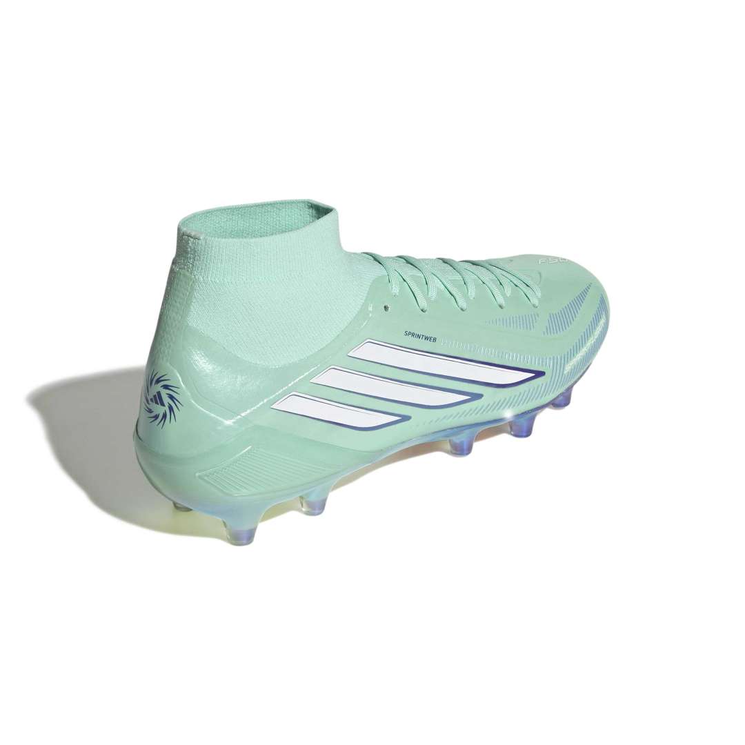 Adidas F50 Sparkfusion Elite Mid Cut FG/AG Boots Womens - Mint / White / Purple