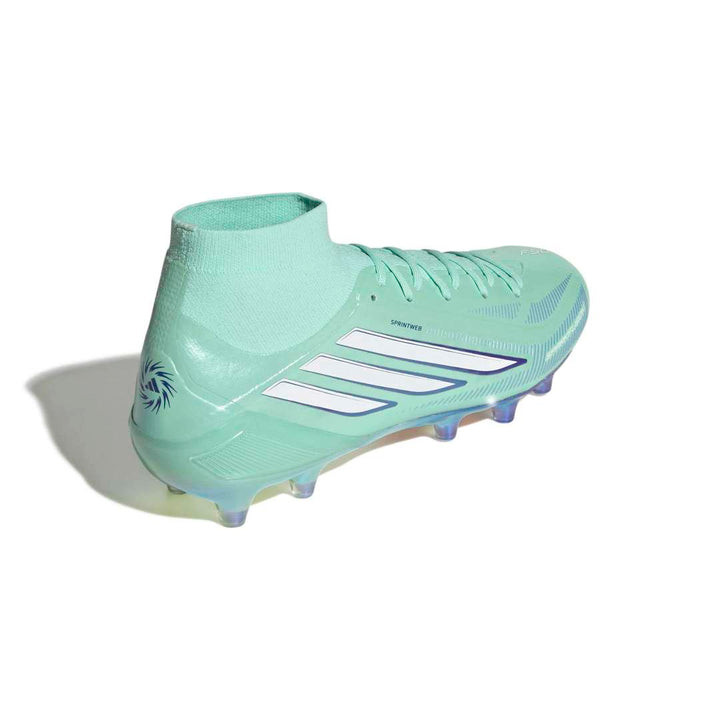Adidas F50 Sparkfusion Elite Mid Cut FG/AG Boots Womens - Mint / White / Purple