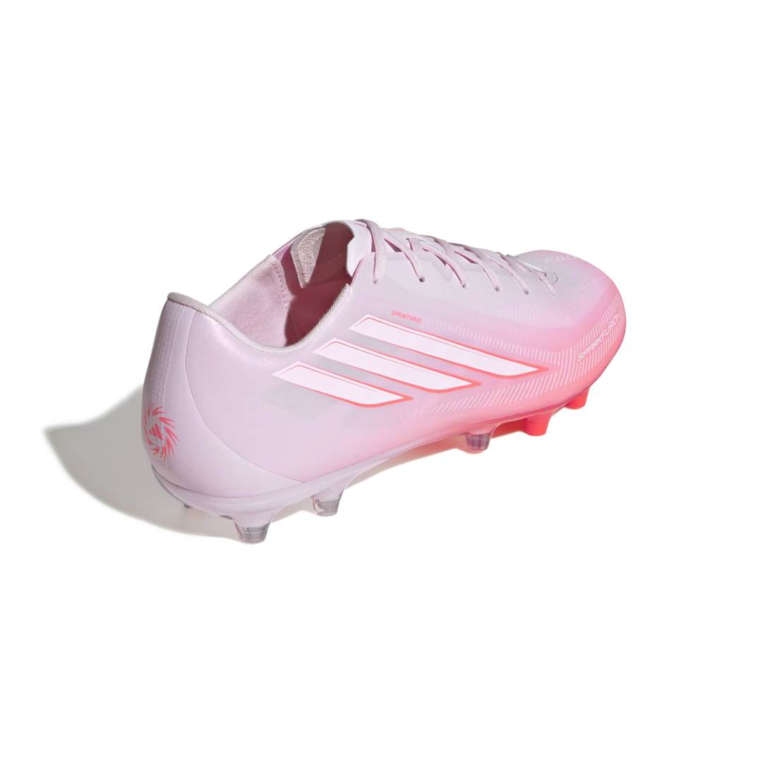 Adidas F50 Sparkfusion League Women’s FG/AG Boots - Solar Turbo / White / Pink