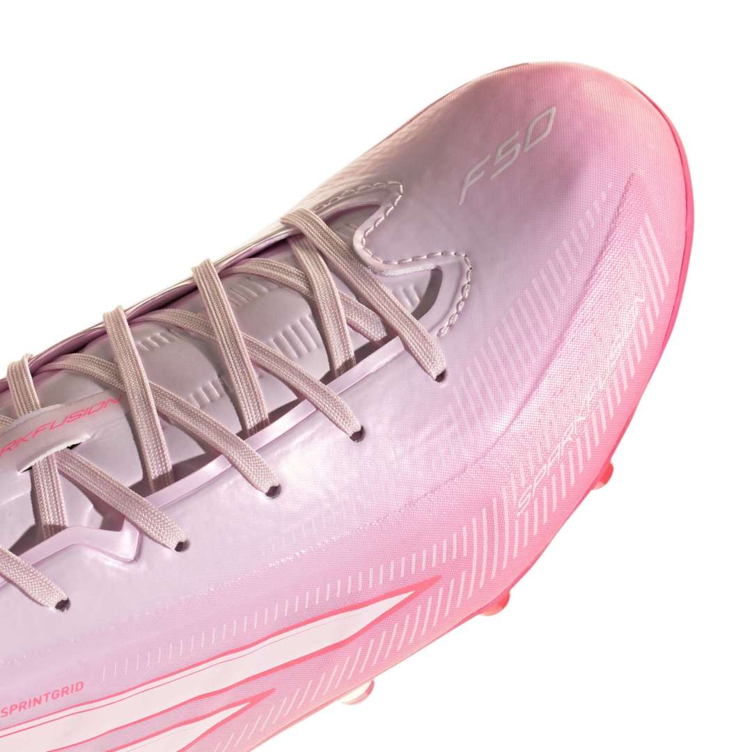 Adidas F50 Sparkfusion League Women’s FG/AG Boots - Solar Turbo / White / Pink