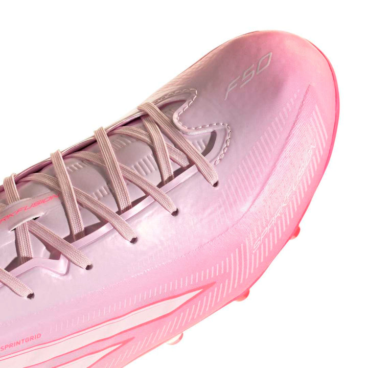 Adidas F50 Sparkfusion League Women’s FG/AG Boots - Solar Turbo / White / Pink