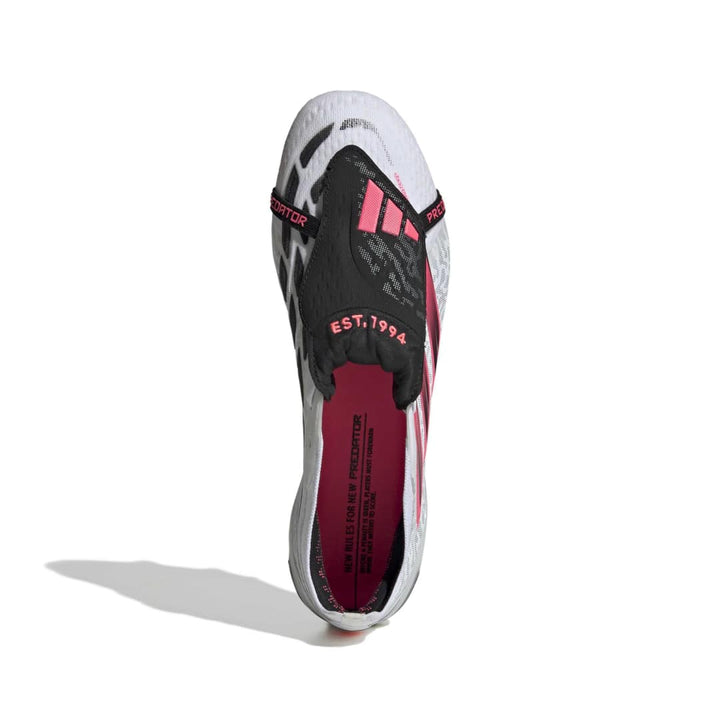 Adidas Predator Elite Fold-Over Tongue SG Boots – White / Solar Turbo / Black