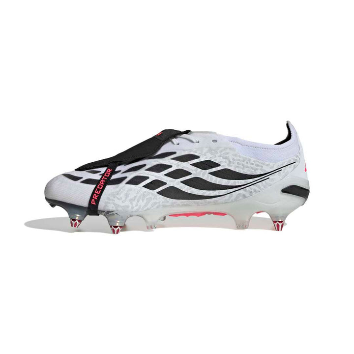 Adidas Predator Elite Fold-Over Tongue SG Boots – White / Solar Turbo / Black