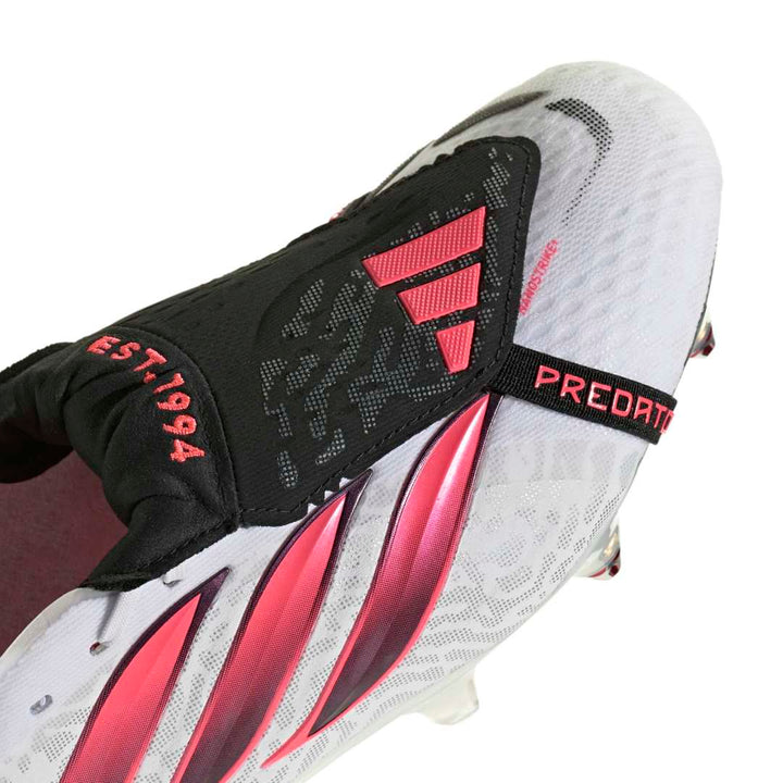 Adidas Predator Elite Fold-Over Tongue SG Boots – White / Solar Turbo / Black