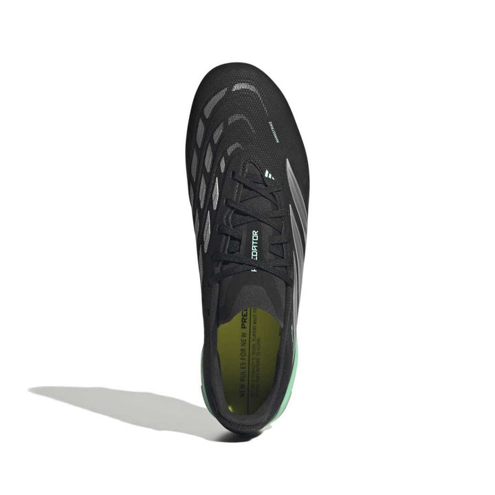 Adidas Predator League FG Boots - Black / Metallic / Mint