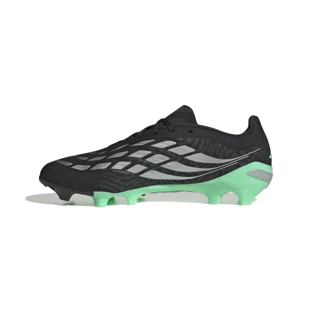 Adidas Predator League FG Boots - Black / Metallic / Mint