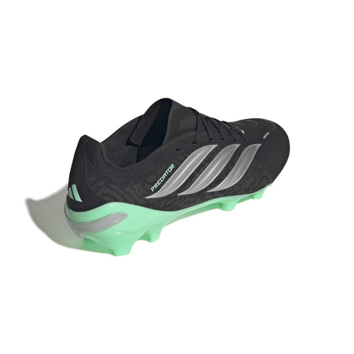 Adidas Predator League FG Boots - Black / Metallic / Mint