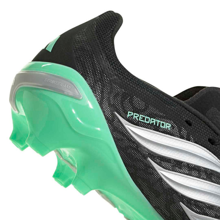 Adidas Predator League FG Boots - Black / Metallic / Mint