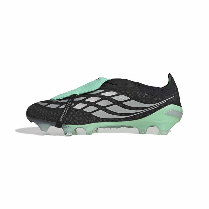Adidas Predator Elite Fold-Over Tongue FG Boots - Black / Metallic / Mint