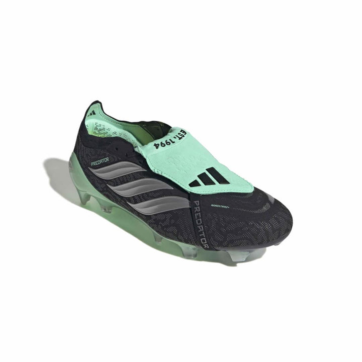 Adidas Predator Elite Fold-Over Tongue FG Boots - Black / Metallic / Mint