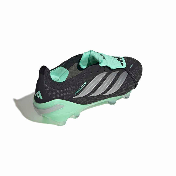 Adidas Predator Elite Fold-Over Tongue FG Boots - Black / Metallic / Mint
