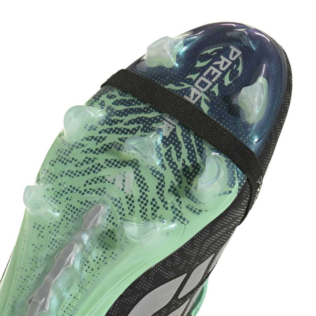 Adidas Predator Elite Fold-Over Tongue FG Boots - Black / Metallic / Mint