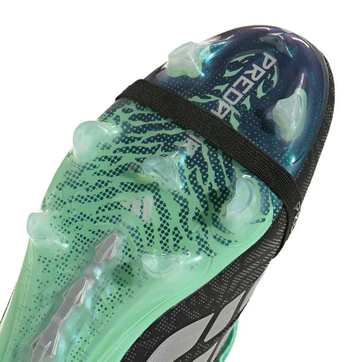 Adidas Predator Elite Fold-Over Tongue FG Boots - Black / Metallic / Mint