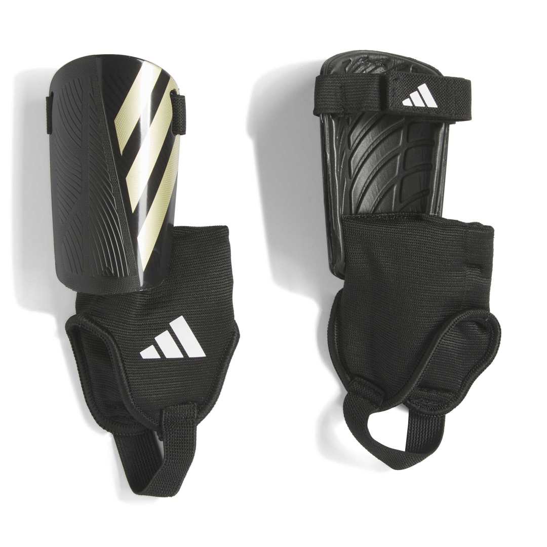 Adidas Tiro Match Shin Guards Kids - BLACK/WHITE/GOLD