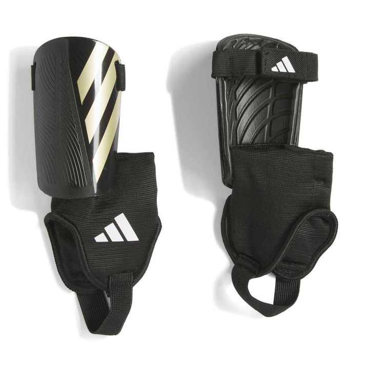 Adidas Tiro Match Shin Guards Kids - BLACK/WHITE/GOLD