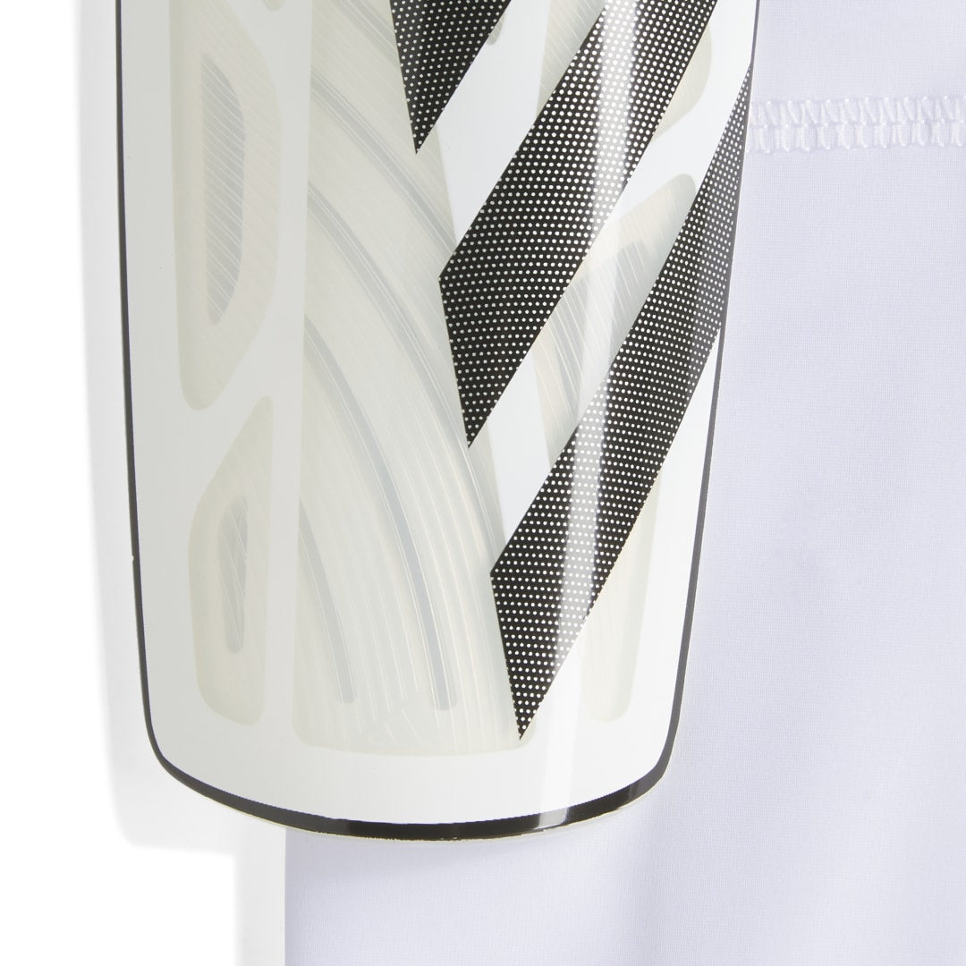 Tiro League Shin Guards - White / Black / Silver