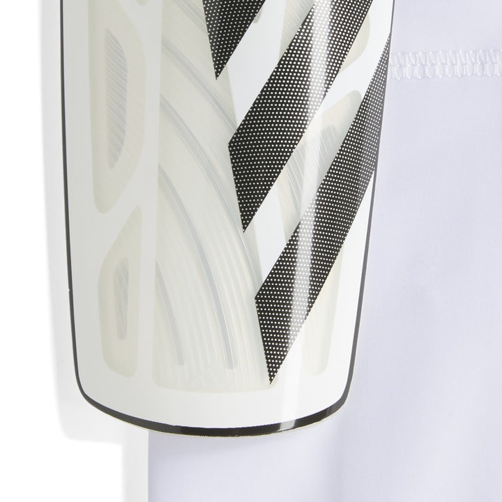 Tiro League Shin Guards - White / Black / Silver
