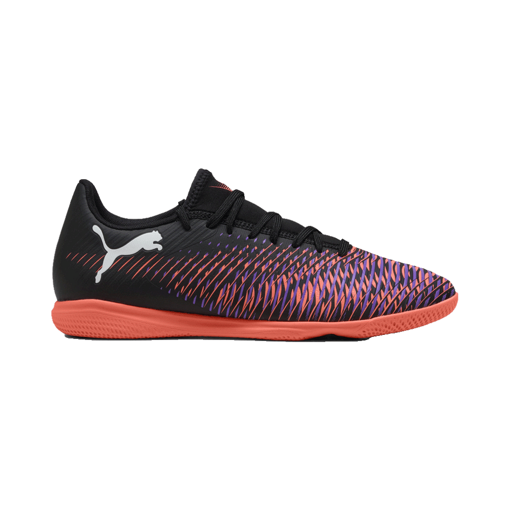Puma Future 8 Play IT Jr - BLACK/WHITE/GLOWING RED
