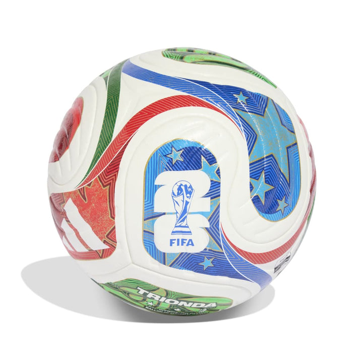 Adidas Official Fifa World Cup 2026 Pro Trionda Football - White / Solar Blue / Hi-Res Red / Flash Lime