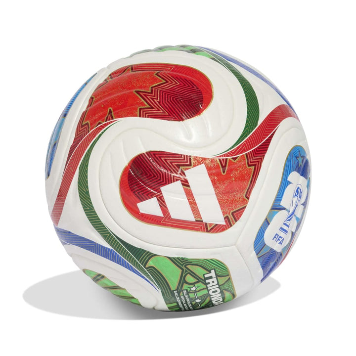 Adidas Official Fifa World Cup 2026 Pro Trionda Football - White / Solar Blue / Hi-Res Red / Flash Lime