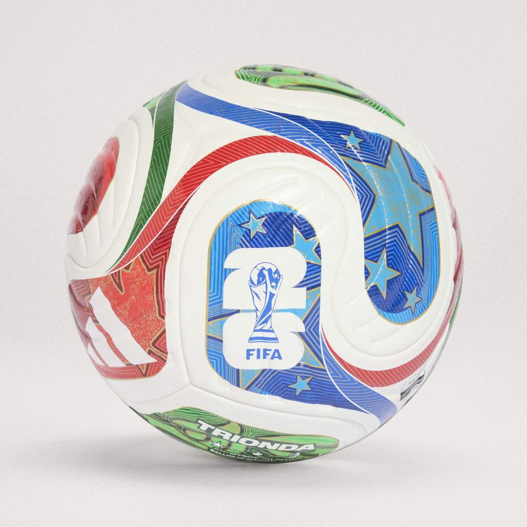 Adidas Official Fifa World Cup 2026 Pro Trionda Football - White / Solar Blue / Hi-Res Red / Flash Lime