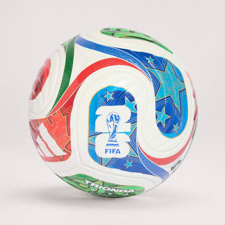 Adidas Official Fifa World Cup 2026 Pro Trionda Football - White / Solar Blue / Hi-Res Red / Flash Lime