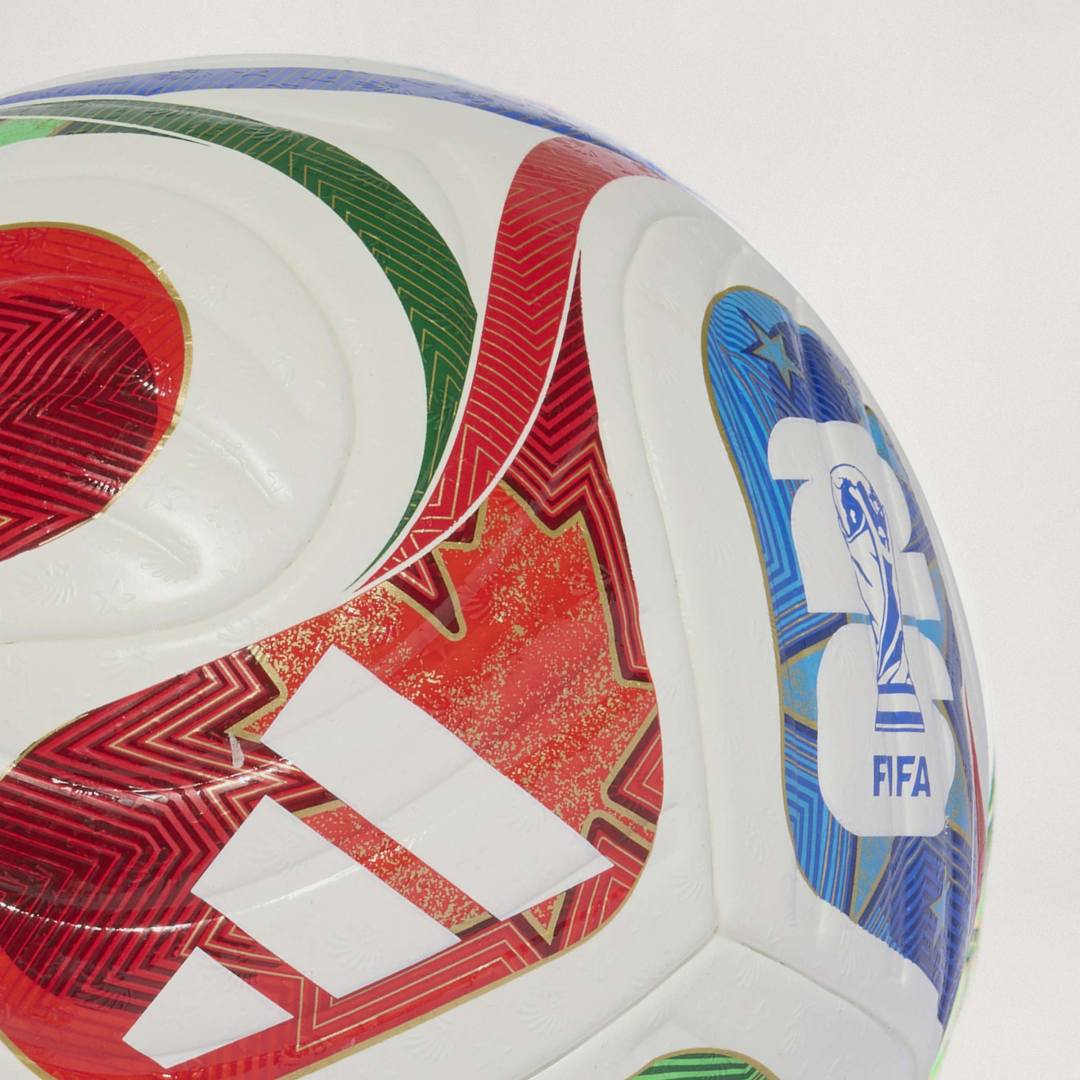 Adidas Official Fifa World Cup 2026 Pro Trionda Football - White / Solar Blue / Hi-Res Red / Flash Lime