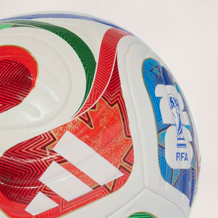 Adidas Official Fifa World Cup 2026 Pro Trionda Football - White / Solar Blue / Hi-Res Red / Flash Lime