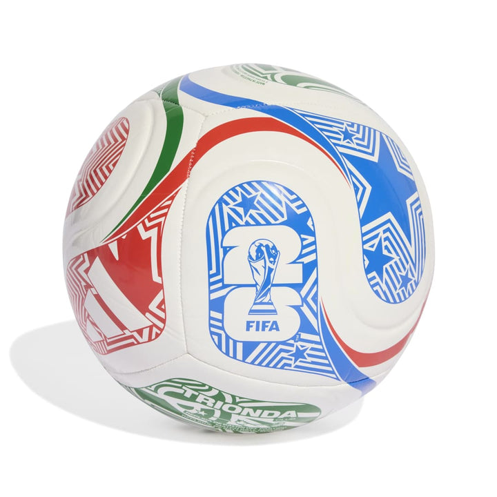 Adidas 2026 Fifa World Cup Club Football - White/Vivid Red/Glory Blue/Green