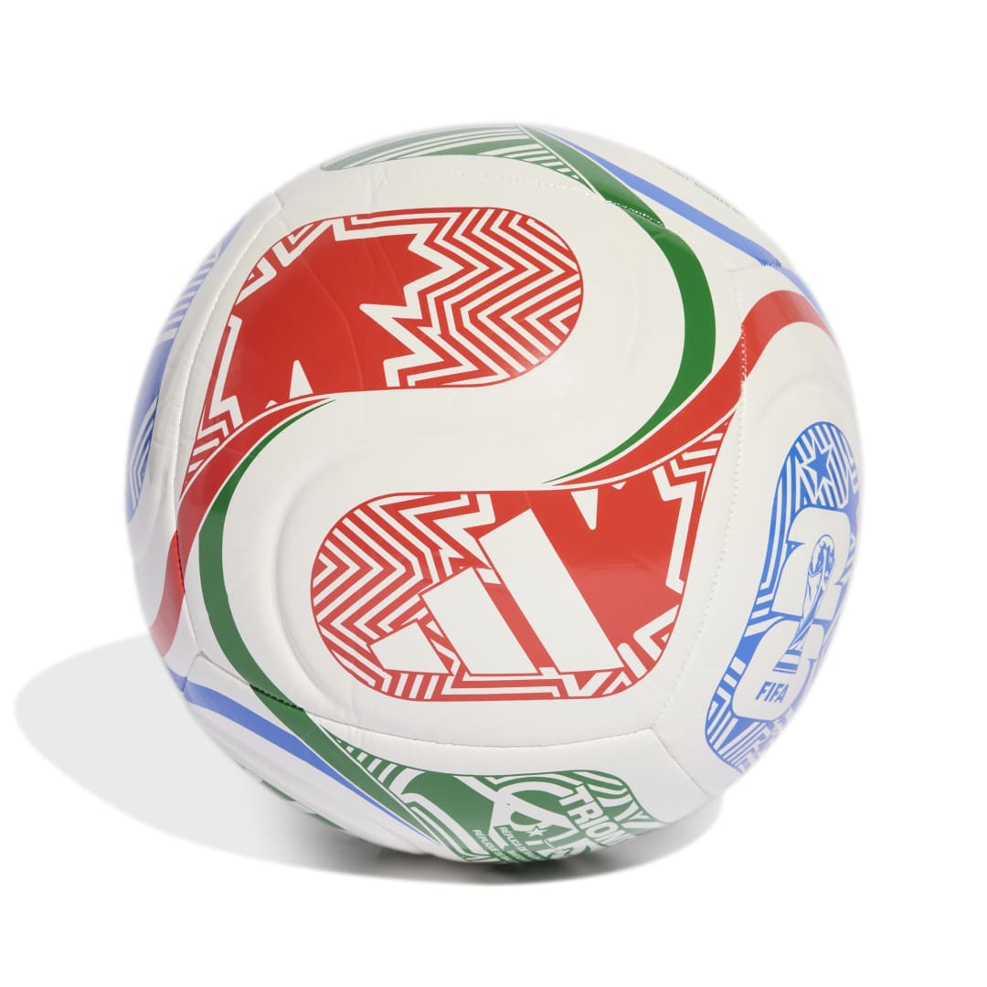 Adidas 2026 Fifa World Cup Club Football - White/Vivid Red/Glory Blue/Green
