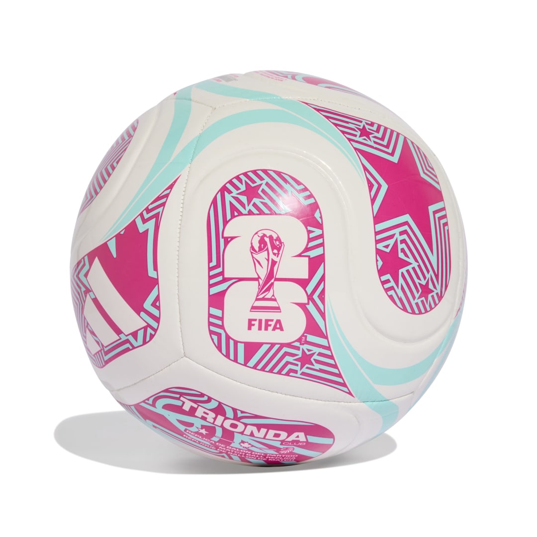 Adidas 2026 Fifa World Cup Club Football - White / Flash Aqua / Shock Pink
