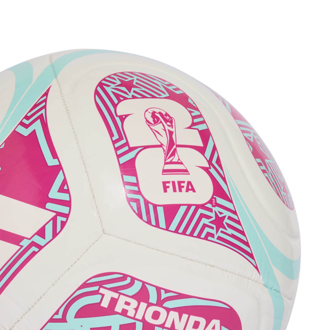 Adidas 2026 Fifa World Cup Club Football - White / Flash Aqua / Shock Pink