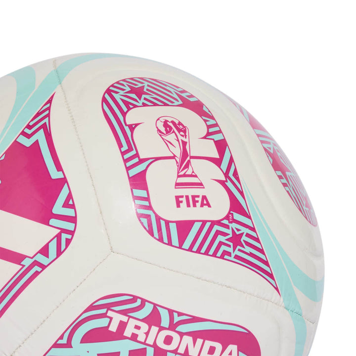 Adidas 2026 Fifa World Cup Club Football - White / Flash Aqua / Shock Pink