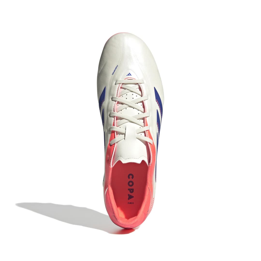 Adidas Copa Pure 3 League Firm/Multi-Ground Boots - White/Blue/Coral